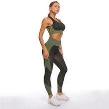 Load image into Gallery viewer, Jacquard Seamless Sports Bra