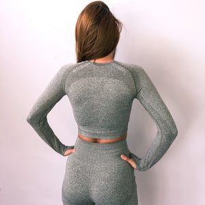 Victory Seamless - Olive Marl